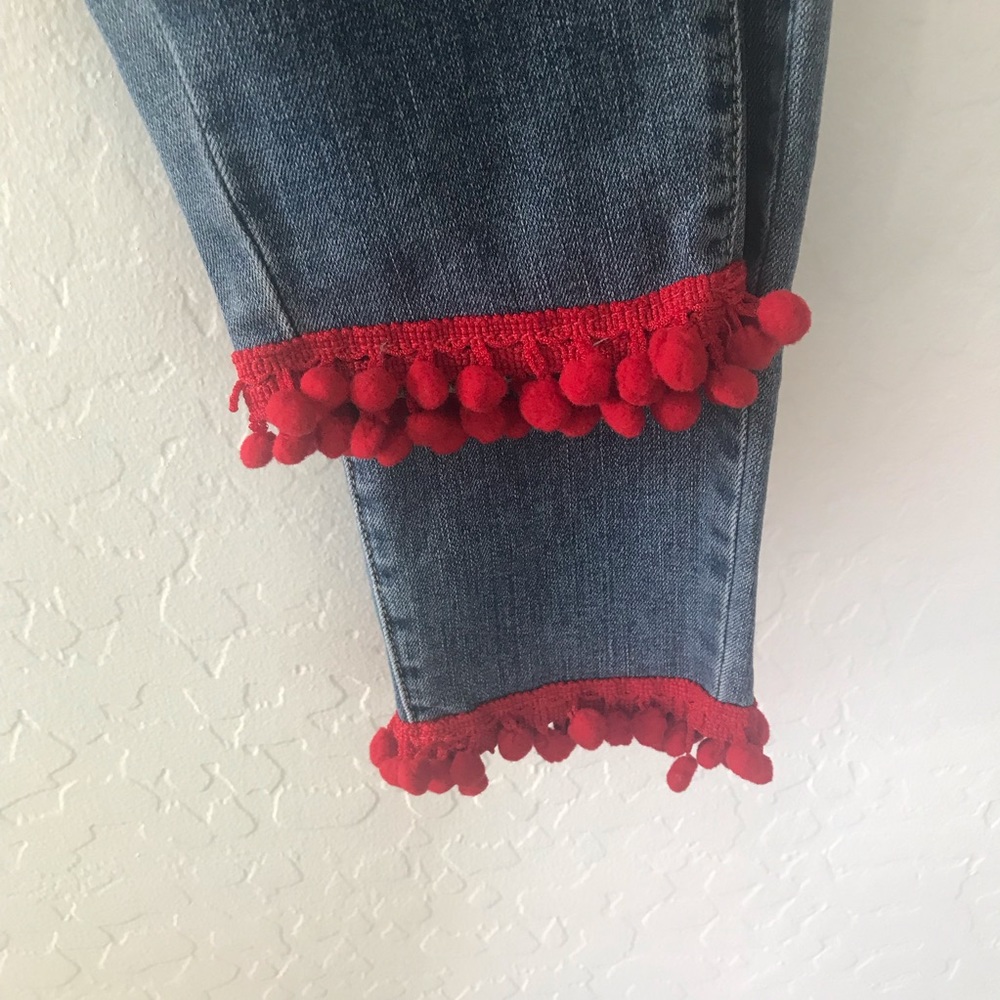 NEW Good American Good Legs High Waist Pom Jeans - Picture 4 of 7